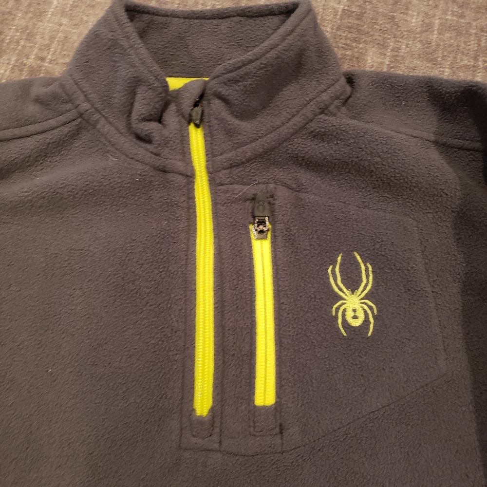 Spyder boys zip fleece sz L